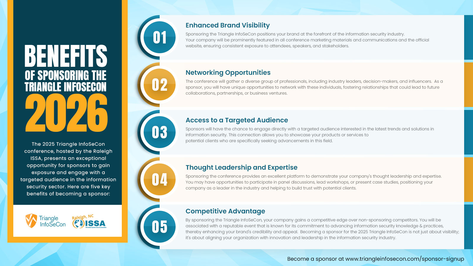 Become A Sponsor Infographic